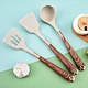 wooden kitchen utensil set